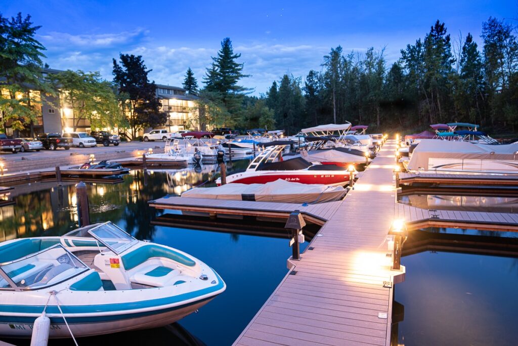 Night Lights at Marina Cay Resort